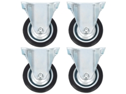 Vidaxl Rodas Fixas 4 Pcs 75 Mm