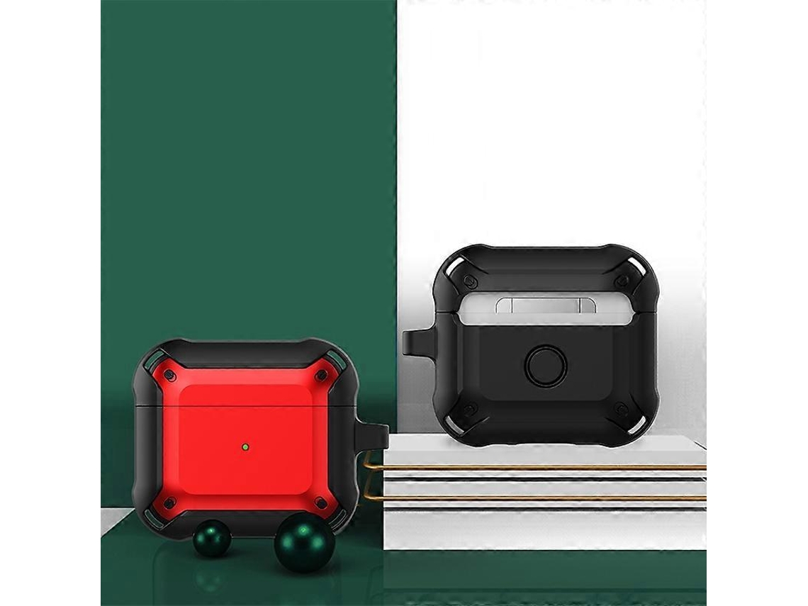 Capa Protetora Para Fones De Ouvido Armor Com Gancho Para Airpods 3