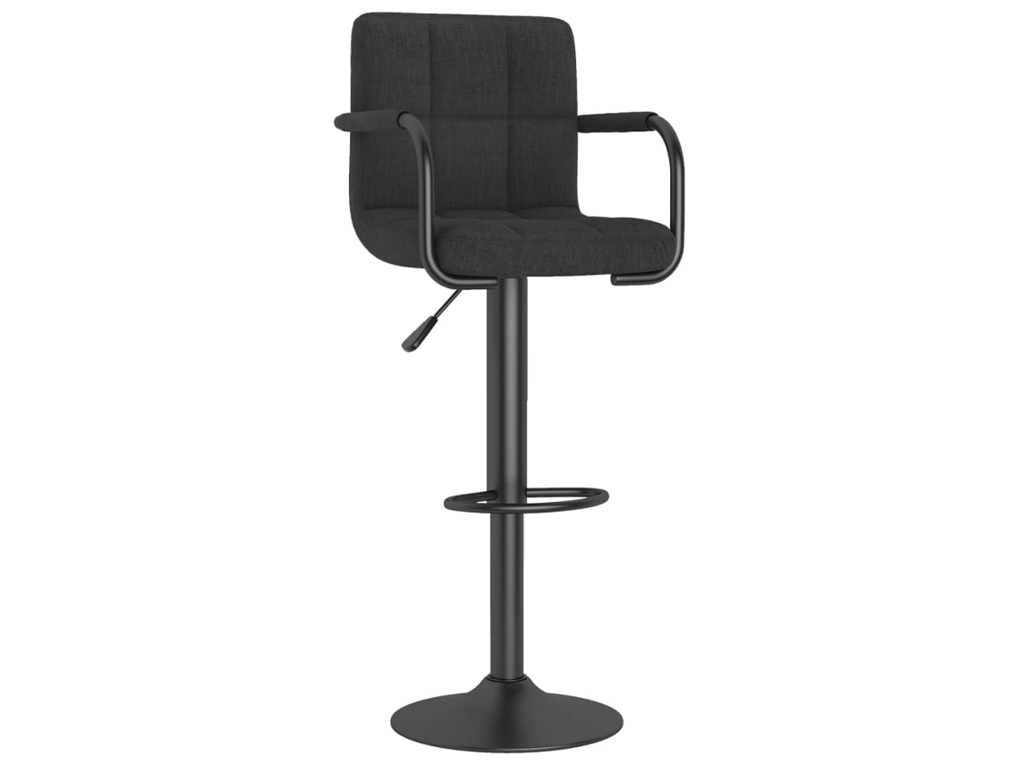 Bar Stool, Bar Stools Vidaxl Preto Tecido (n/a)