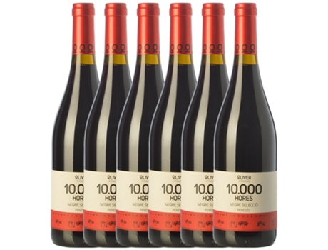 Vinho OLIVER Oliver 10.000 Hores Negre Penedès Joven (0.75 L - 6 unidades)