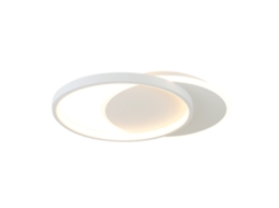 Nettlife Led Luz De Teto Regulável Comando À Distância Luz De Teto Preta 35 W Moderna Plana Redonda 41 Cm