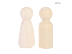 Mali bonecas de Pintura Diy Madeira Infantil 5,5cm Masculino Feminino Brinquedo Artesanato