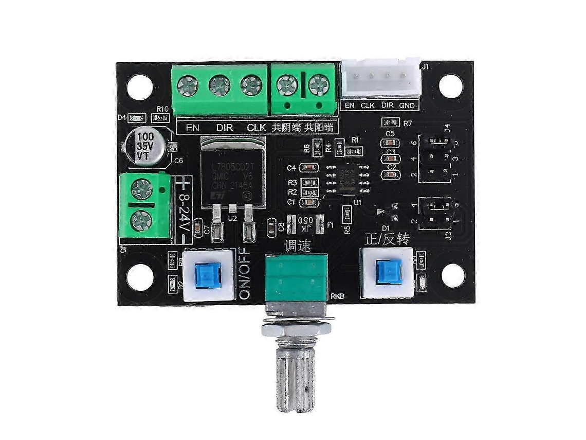 Dc 12v/24v Stepper Motor Pulse Signal Generator Module, Speed Controller For Stepper Driverblack