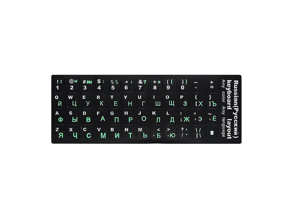 Adesivo De Pvc Para Teclado Russo Para Laptop Ou Desktop De 10 A 17 Polegadas Ly Ebike
