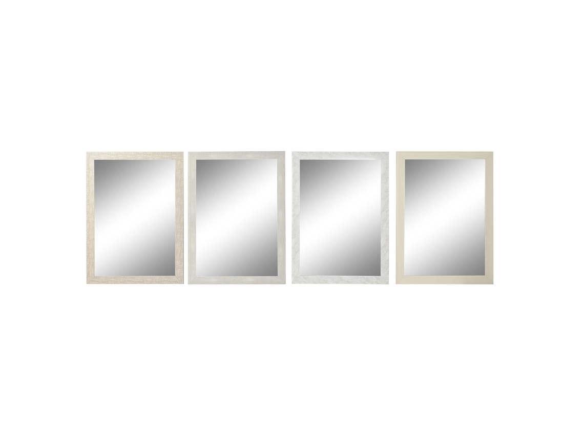 Espelho de Parede DKD HOME DECOR 48327 (Branco - 2x70x97cm)