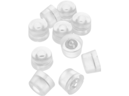 Childweet Conjunto De 10 Peças Almofadas Antiderrapantes Silicone Transparente Para Redução Da Fadiga, Proporcionando