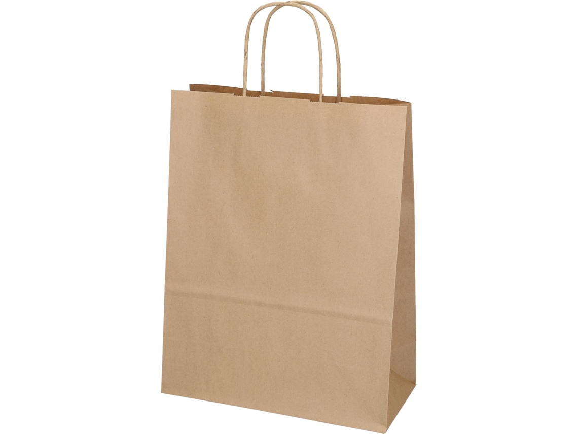 Saco De Papel Marrom 24x11x31cm Aquaforge