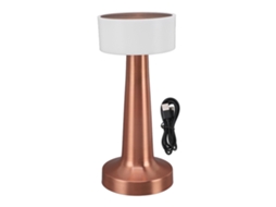 Rebe-lâmpada De Mesa Sem Fio 3 Modos De Cor Controle Táctil Dimmer Led Carga Usb 1800mah Luz De Leitura Ouro Rosa Para Quarto Escritório