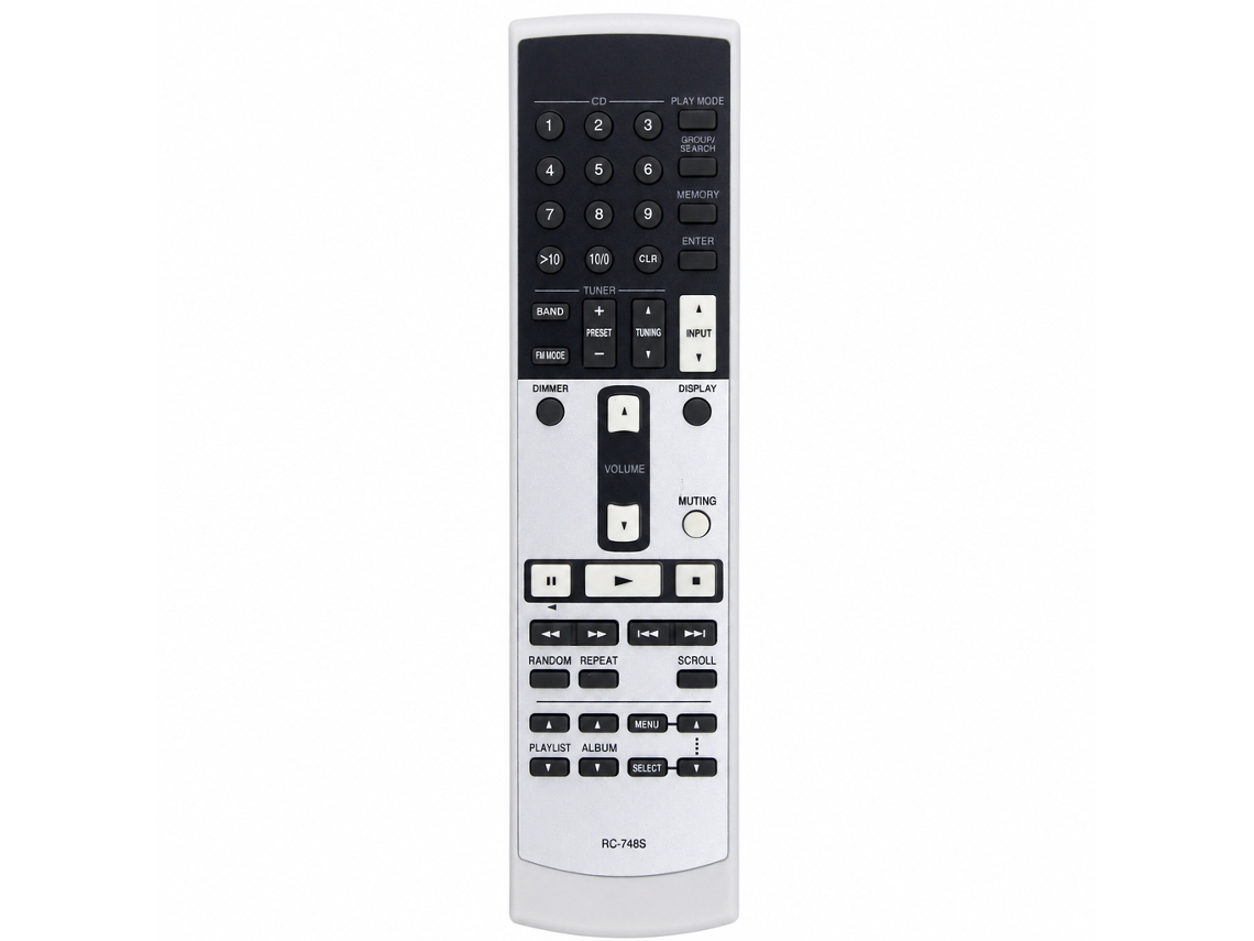 Comando À Distância De Substituição Compatível Com Amplificador Onkyo Rc-748s_zhd