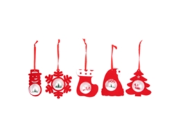 Laxiscreed Conjunto De 5 Bolas De Natal Para Decoração De Árvore E Janela Em Casa