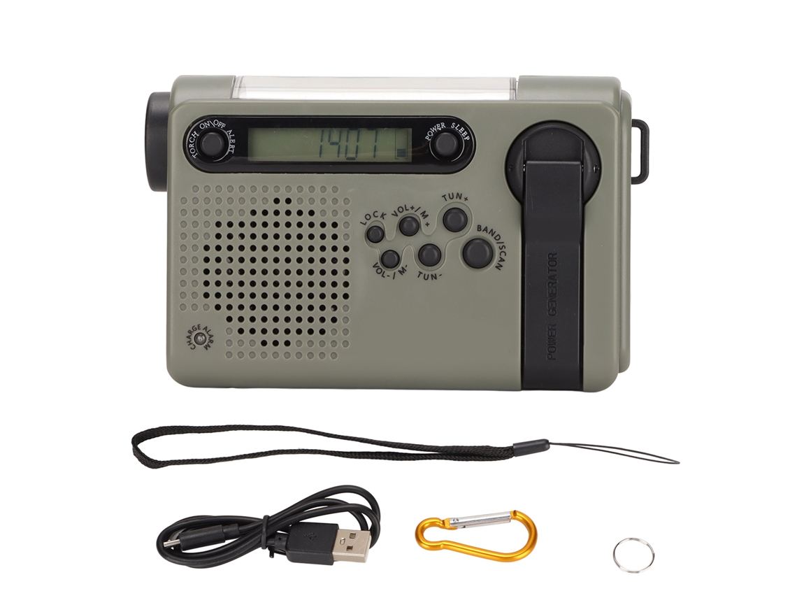 Rádio Solar Am/fm Com Alerta Meteorológico Noaa