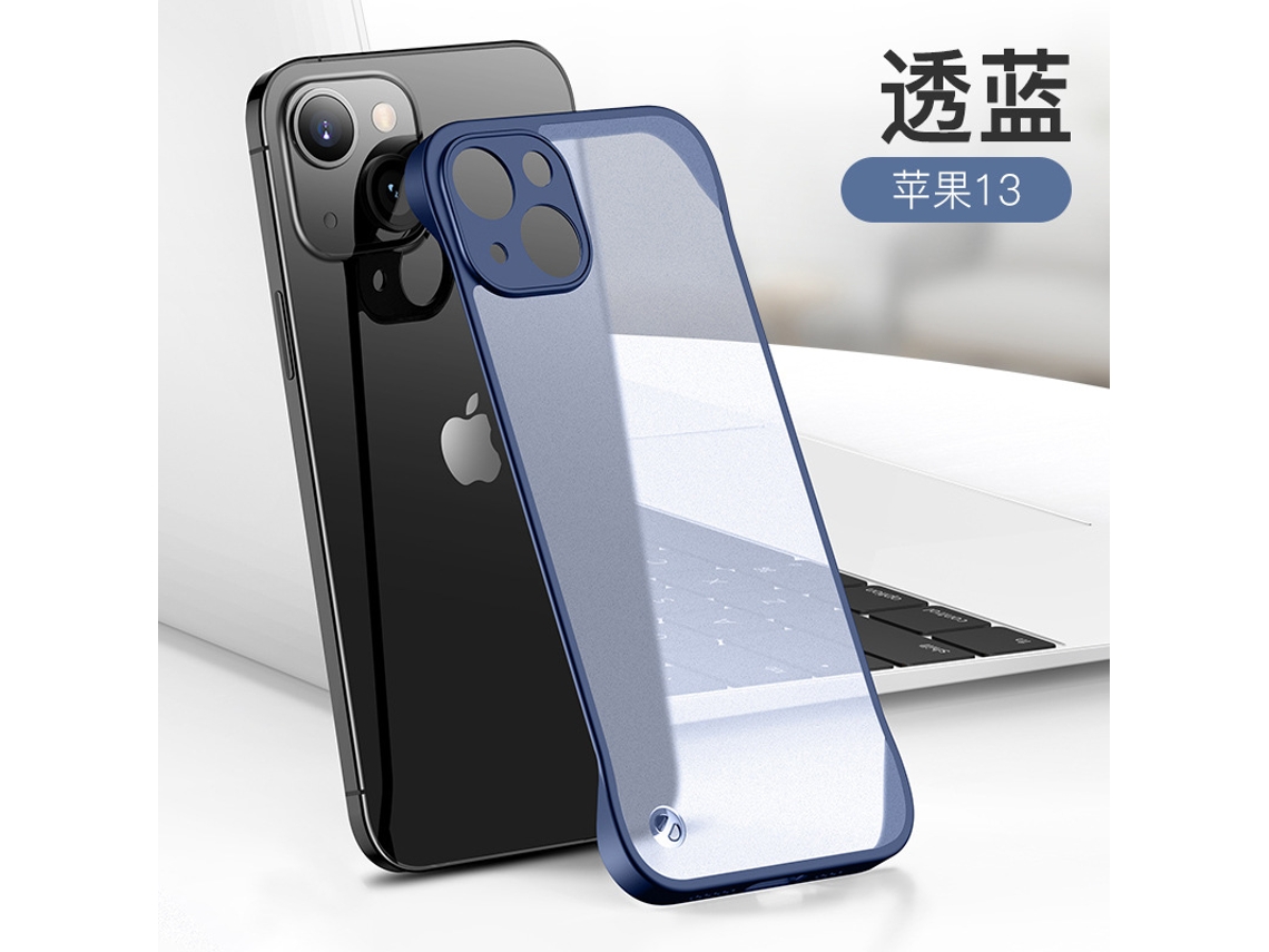 Capa Protetora De Silicone Sem Moldura Para Iphone 17 Pro (azul Translúcido) Da Apple