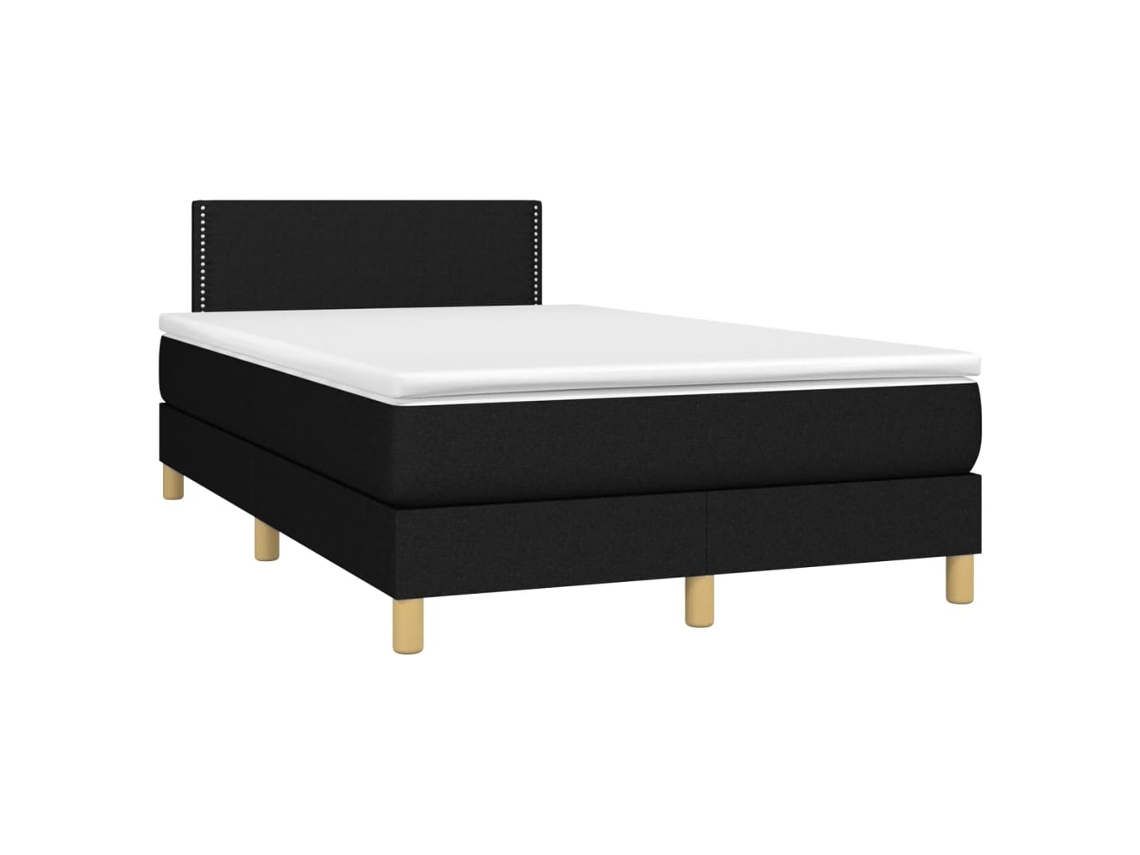 Box Spring Bed, Box Spring Beds Vidaxl Preto Tecido (120 X 190 Cm)