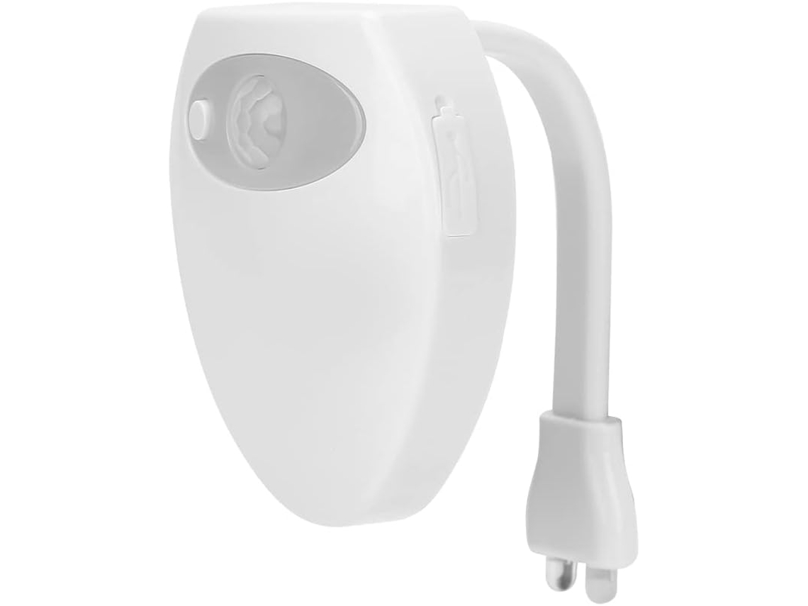 Luz Noturna Para Vaso Sanitário Com Sensor De Movimento E 16 Leds