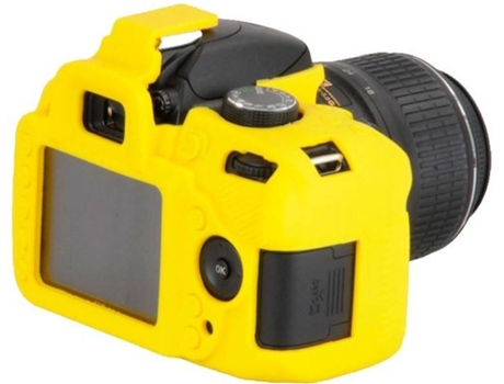 Capa de silicone EASYCOVER Nikon D3200 Amarelo — Compatibilidade: Nikon D3200