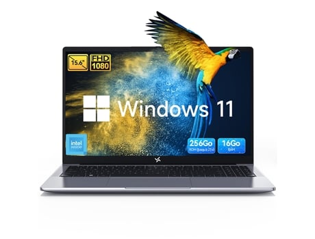 Portátil Huidun Hibook 6 Cinza (15.6 Ram 16 Gb Ddr4 256 Gb Ssd Intel Twin Lake N150 5000mah)
