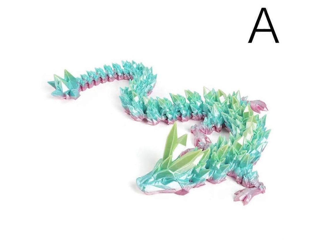 Brinquedo De Dragão De Impressão 3d Em Pla 8.7 Polegadas Presente De Colecionável22cmno Luminous