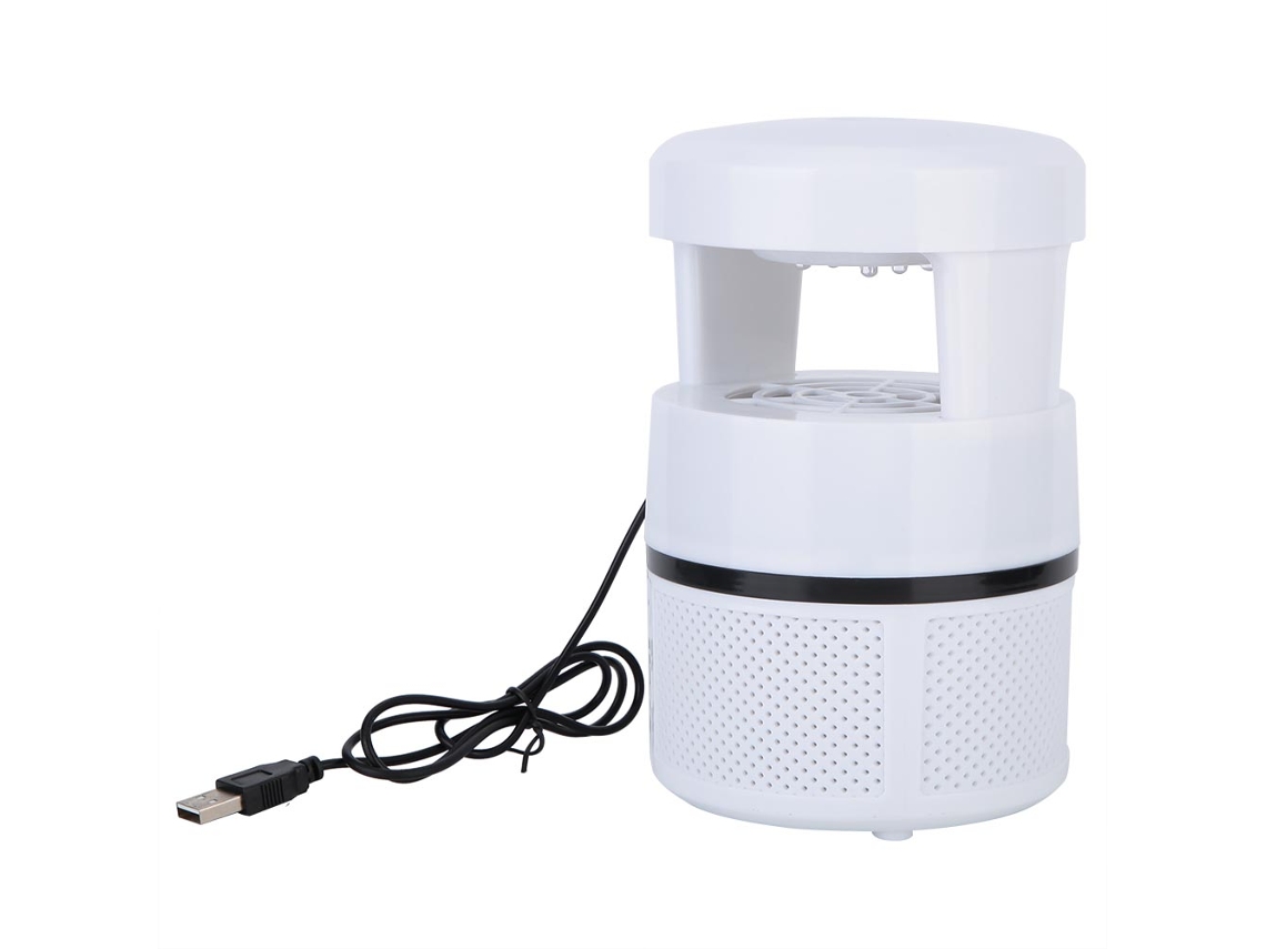 Laxiscreed Matador De Insetos Usb Com Luz Led Para Mosquitos, Armadilha De Inalação Branca