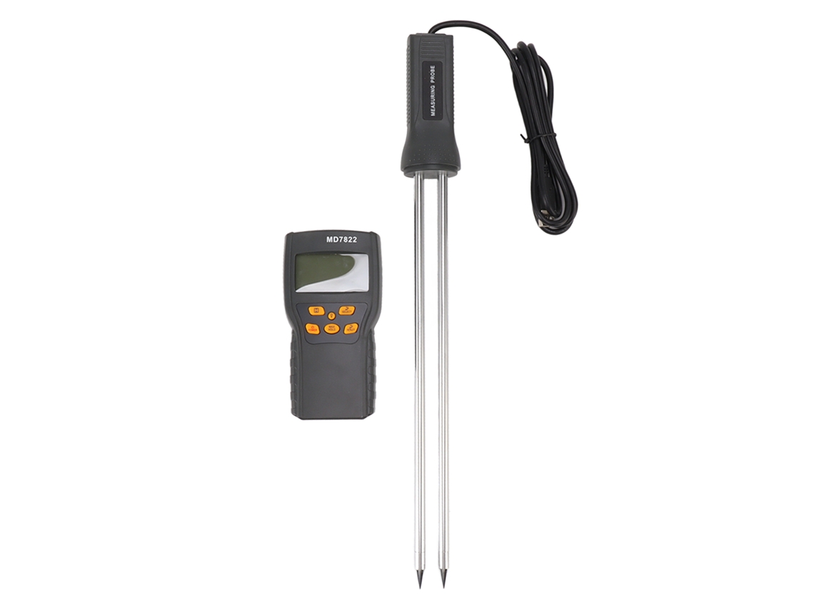 Medidor de umidade de grãos com visor LCD, retroiluminado, temperatura CHABERLU