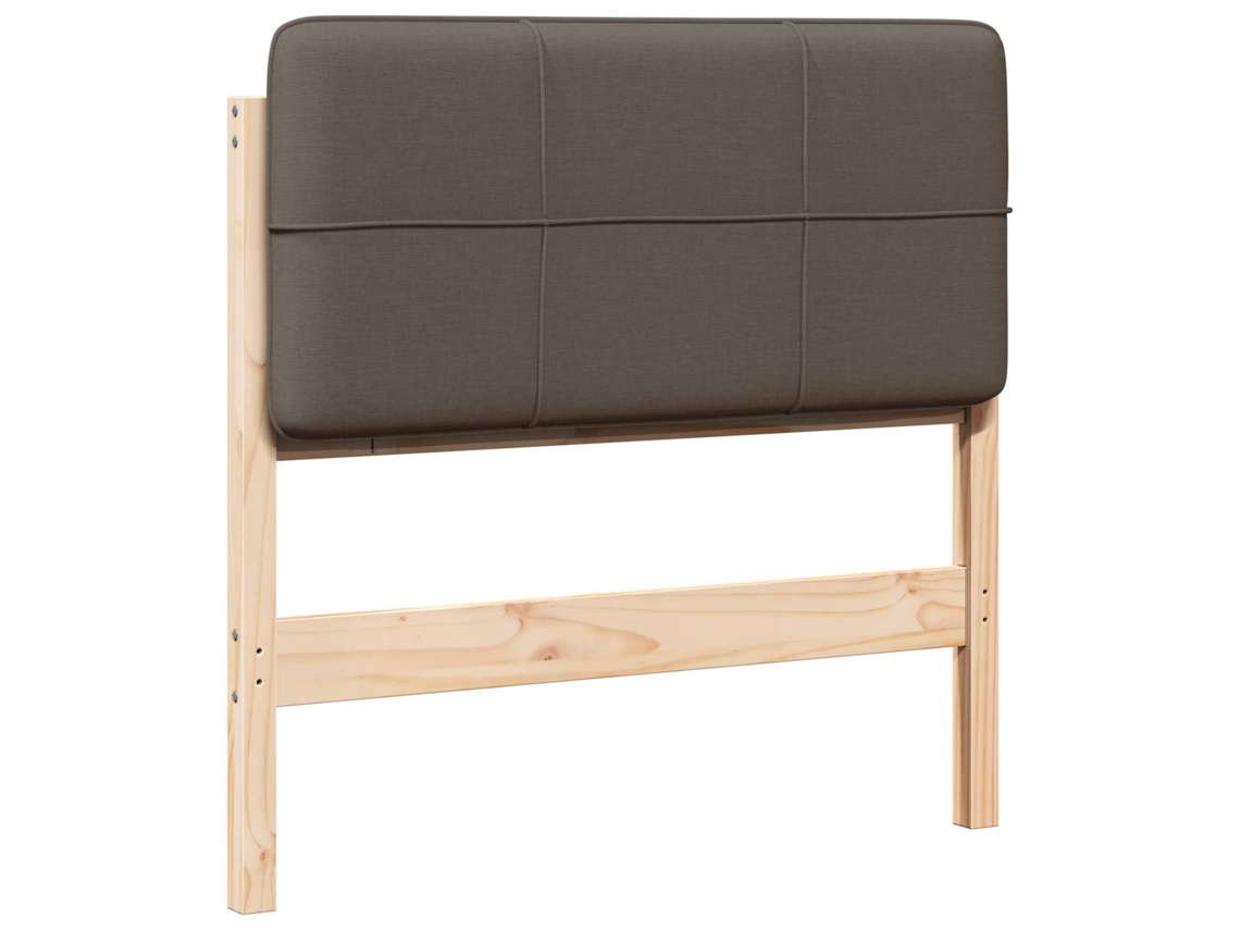 Cabeceira Estofada com Cabeceira Marrom e Taupe 80 Cm MAISON EXCLUSIVE