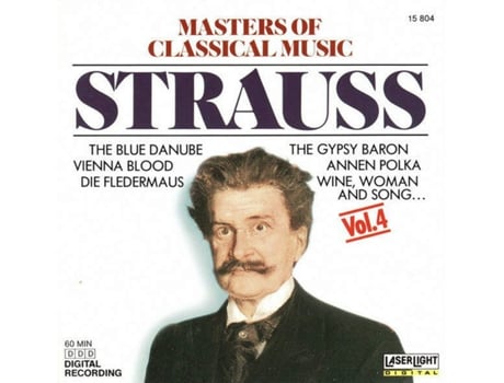 Cd Masters Of Classical Music, Vol4 Strauss Laserlight Digital
