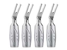 Conector De Áudio (4pcs Prata Dourado Platina Ródio)