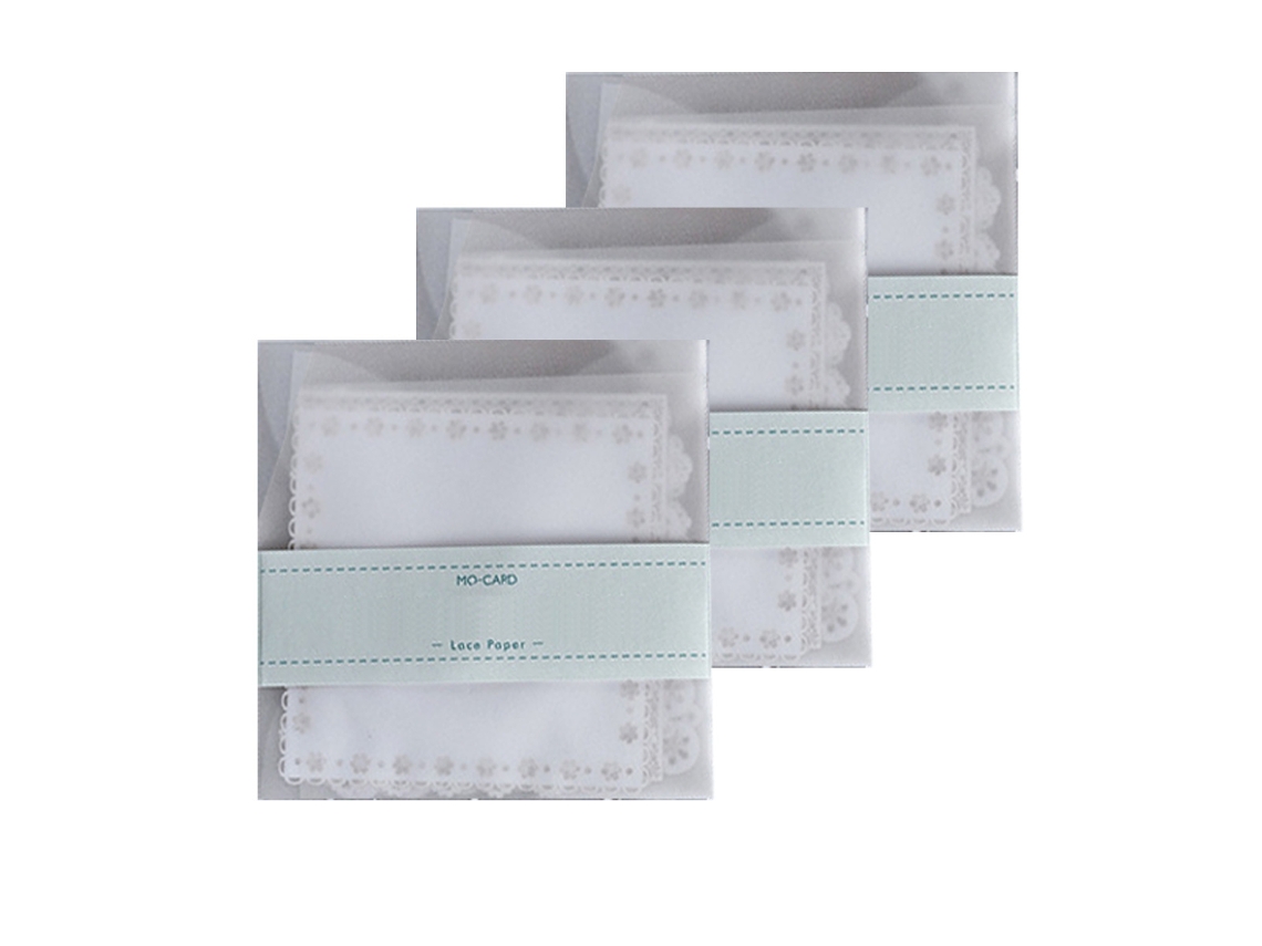 30 Pcs Autocolantes de Renda Vintage Impermeáveis para Scrapbook e Planners NEVEANCE