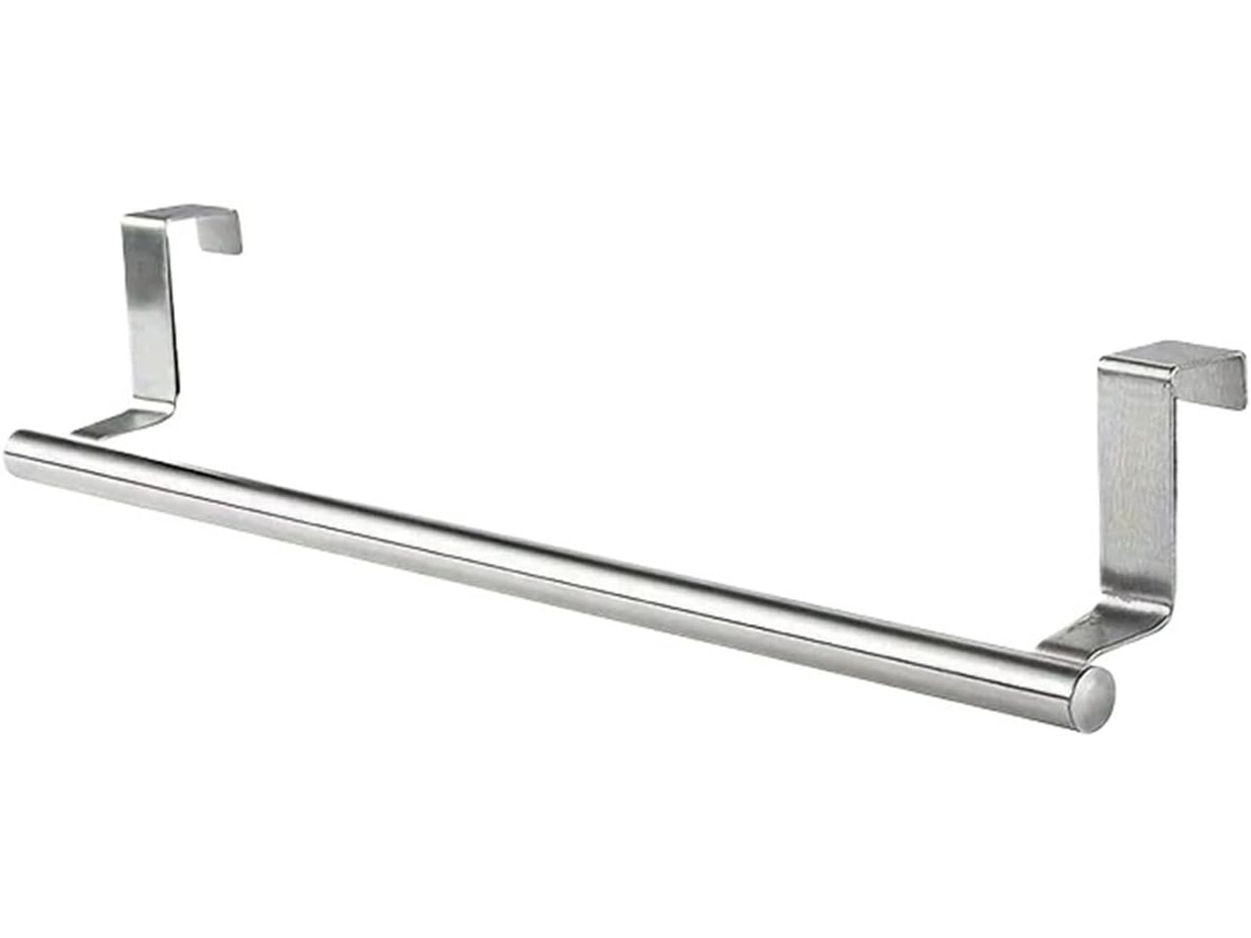 Suporte De Toalha Aço Inoxidável Para Pendurar Na Porta, Ideal Para Armários De Banheiro E Cozinha Grande