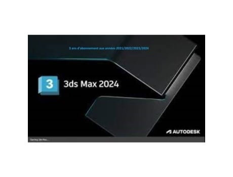 Assinatura de 3 anos do Autodesk 3ds Max (licença oficial do Windows) Versão para download