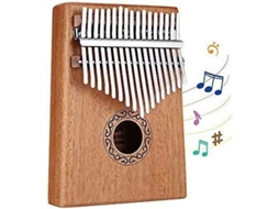 2026 kalimba de 17 Teclas Con Teclado Y Martillo de Afinación.