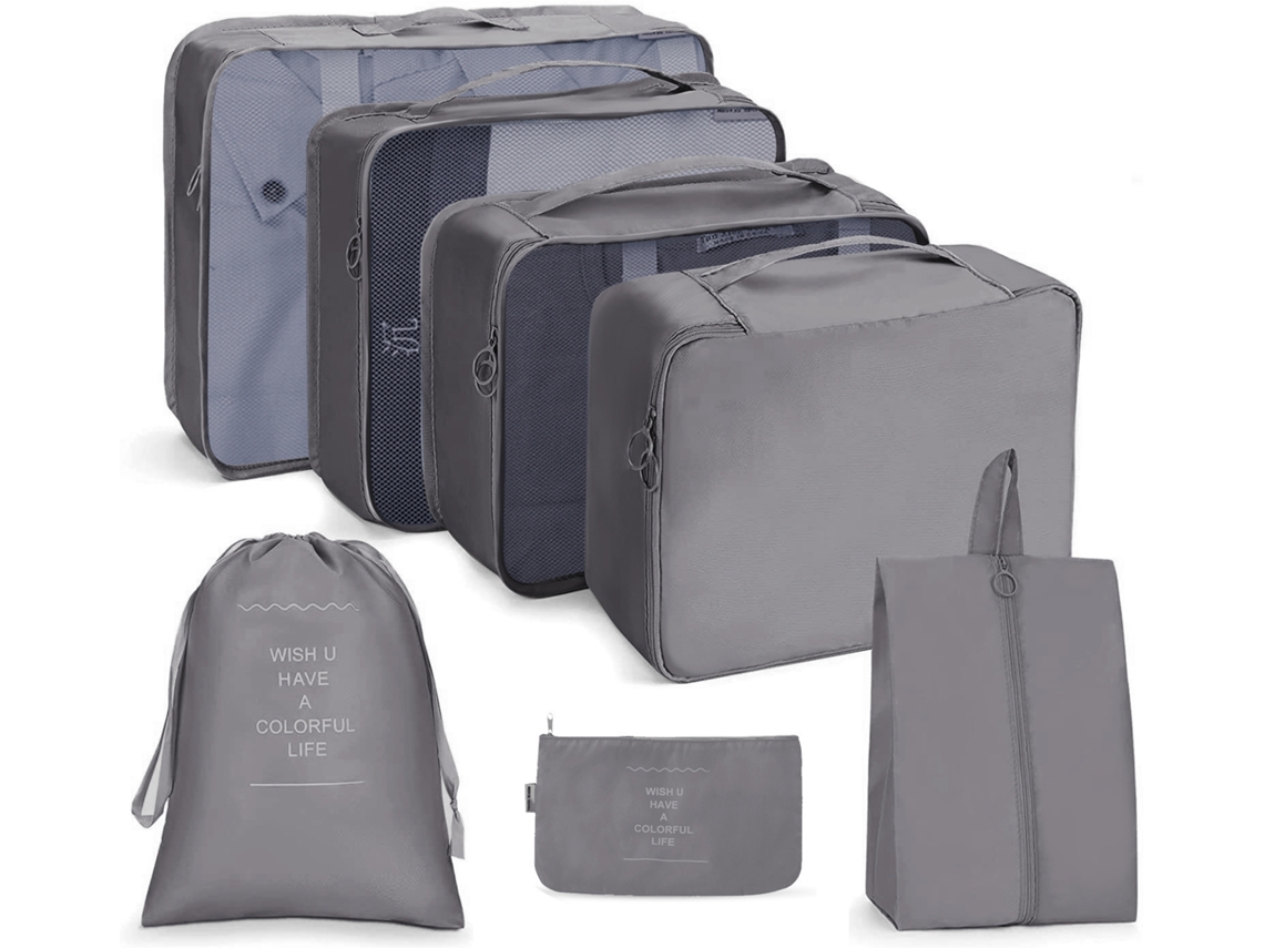 Cubos De Embalagem Para Mala 7 Peças/conjunto Cubos De Embalagem De Viagem Aquaforge