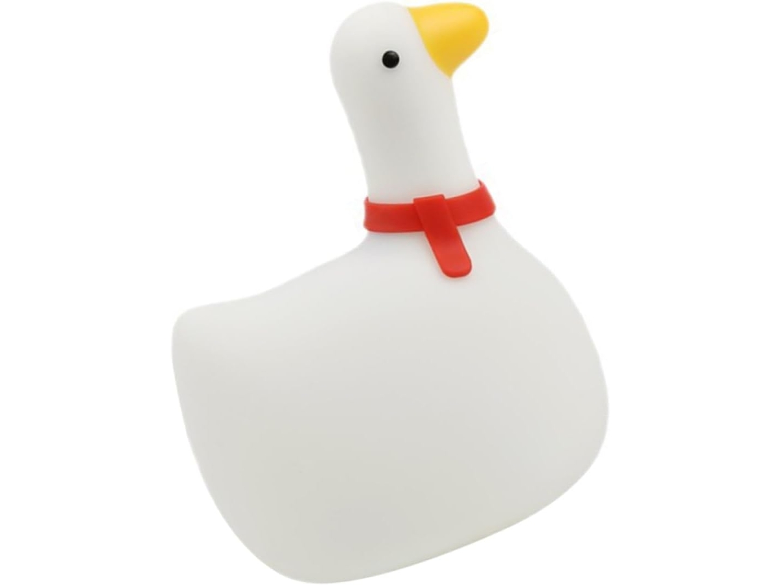 Luminária noturna de silicone Uonlytech com design de ganso em balanço.