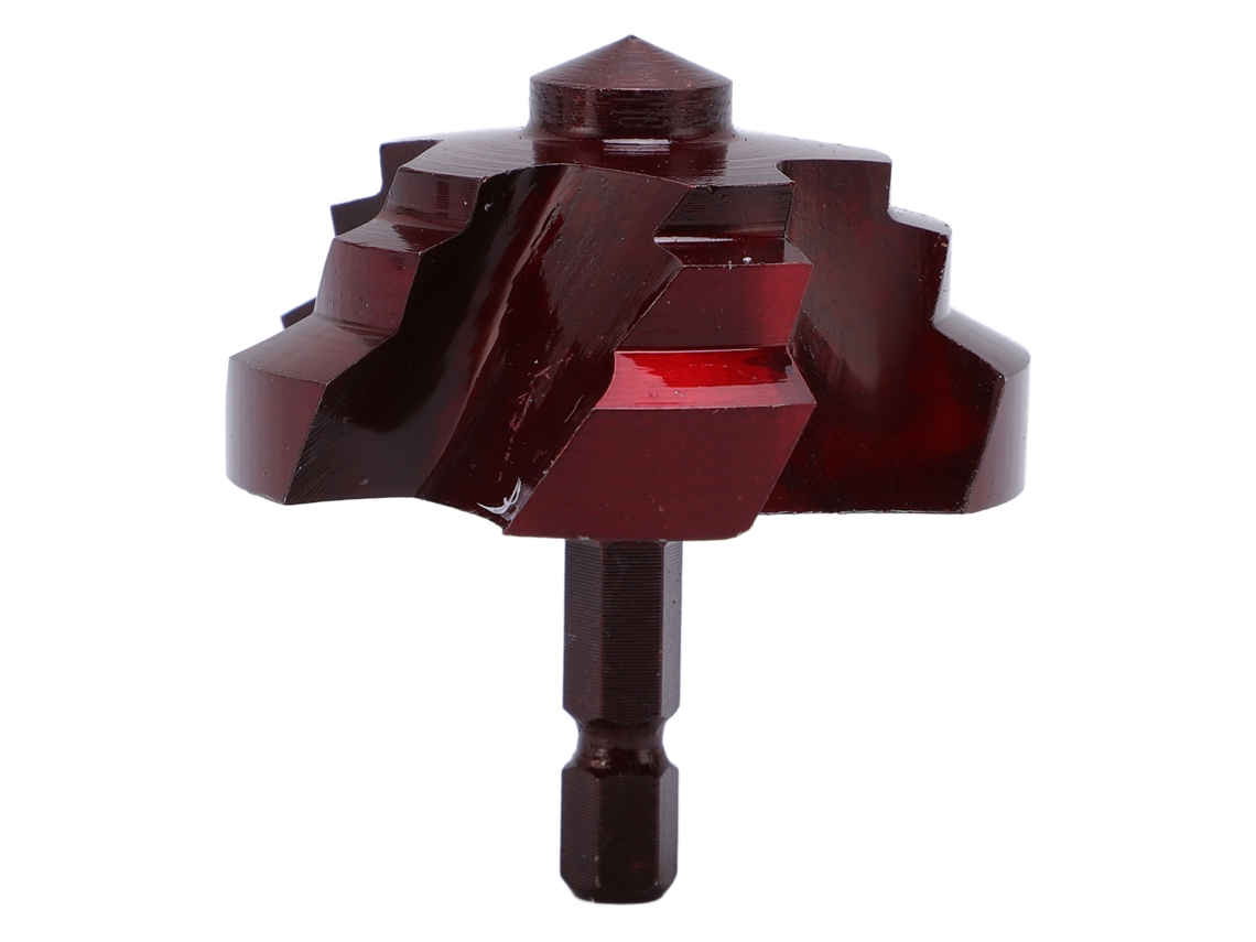 Broca de Elevação PPR Espiral 1,5 polegada com Haste Hexagonal 1/4 polegada para Tubos de 50mm | S/MARCA