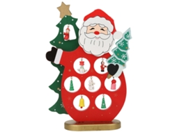 Laxiscreed Boneco Natalício Em Madeira Para Decoração De Mesa, Diy, Brinquedo E Presente De Natal