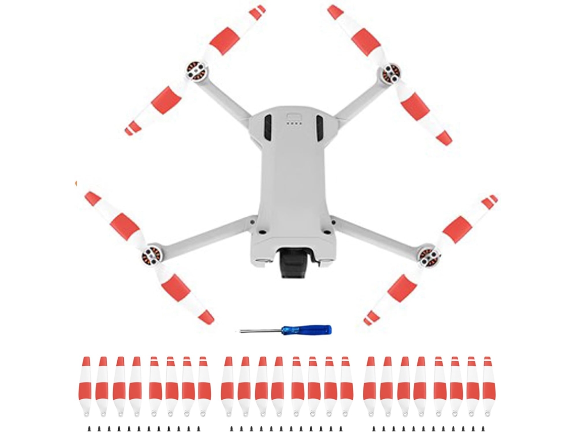24 Hélices De Substituição Para Dji Mini 4 Pro/mini 3 Pro, Hélices Silenciosas 6030f Brilvibera