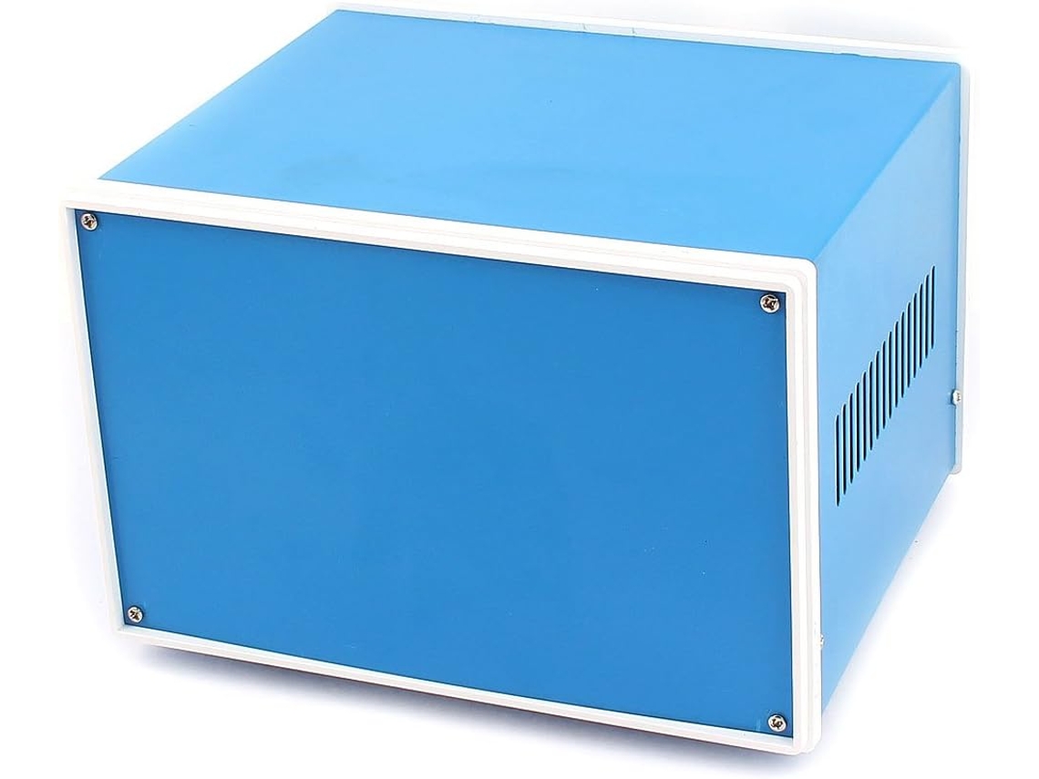 Caixa de junção metálica, azul, 202x182 mm CHABERLU