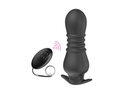 Plugue Massageador Vibratório De Silicone Com 10 Frequências, Vibrador Para Estimulação Anal, Brinquedo Sexual Adulto Para Mulheres E Homens