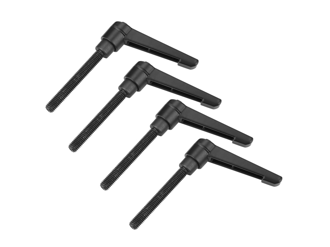 4pcs Cabos De Fixação Ajustáveis Com Rosca M6 Macho 70mm Em Aço Inoxidável Para Equipamentos Mecânicos