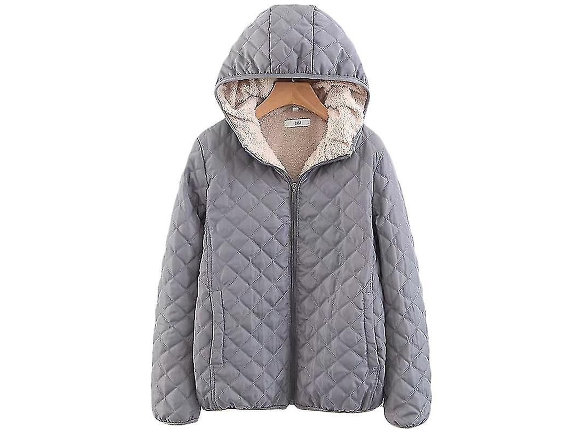 Fasst jaquetas de Forro Polar para Mulher com Capuz Casacos Exteriores