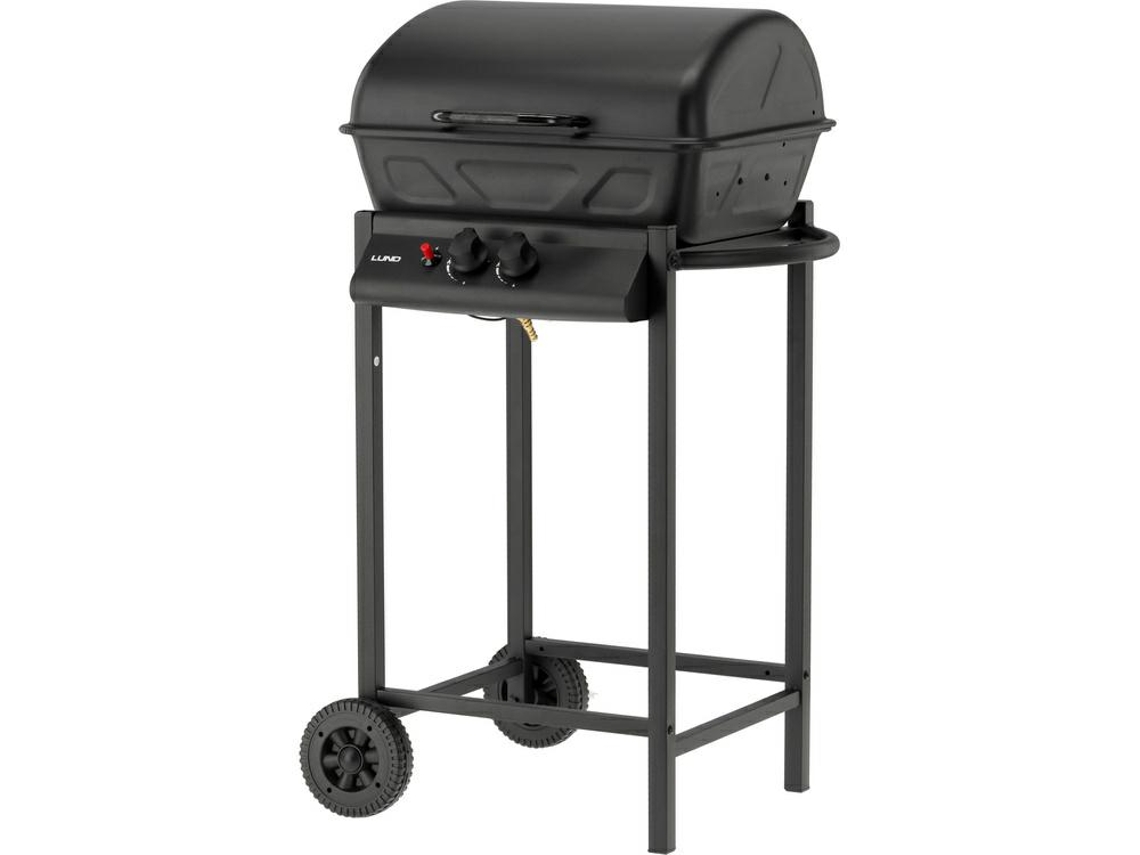 Lund Gas Grill 2 Queimadores 5.5kw Preto Toya