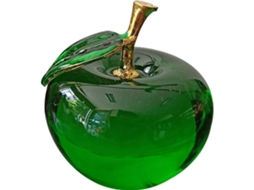 Ornamento De Pomme En Verre, Decoração Transparente, Estatuetas De Coleção De Frutas,