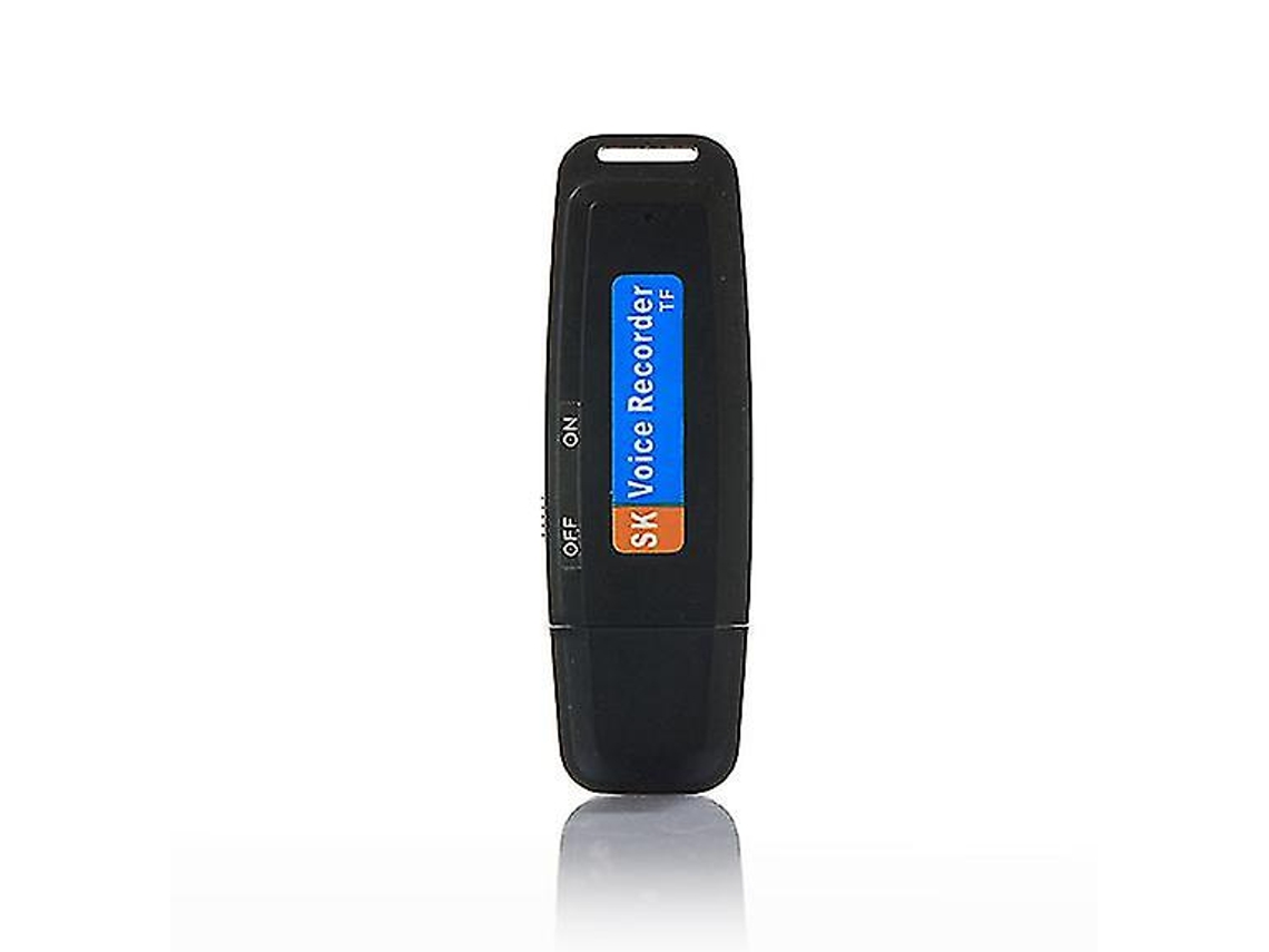 Gravador Digital Usb, Disco Flash Profissional U Disk, Usado Para Palestras, Entrevistas E Reuniões Yizhood (preto)