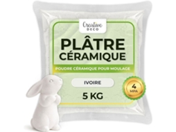 Creative Deco Marfim Moldagem Quick Dry Gesso 5 Kg