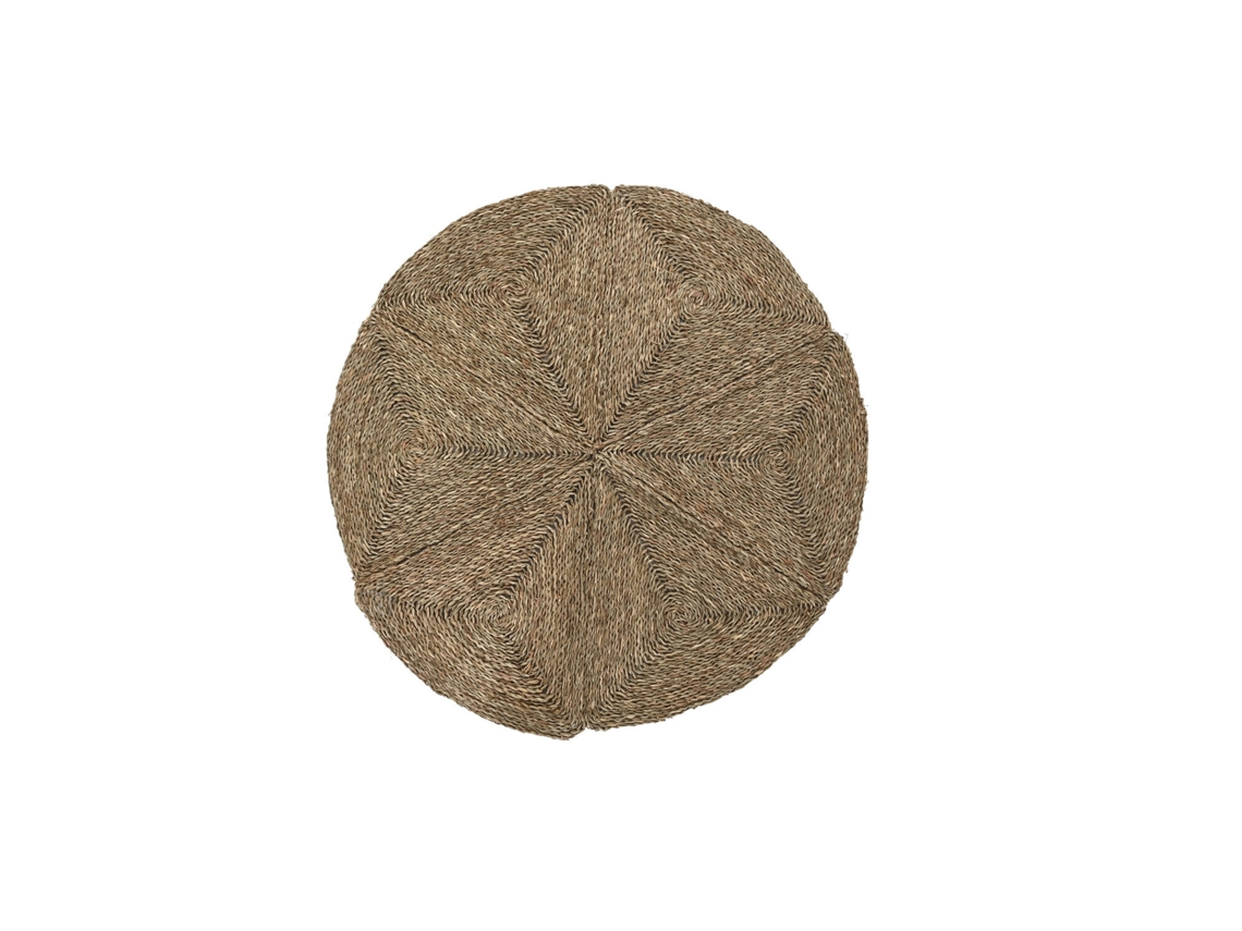 Tapete de Fibra Natural de Junco Marinho, 150 X 0,5 X 150 Cm ALEXANDRA HOUSE LIVING