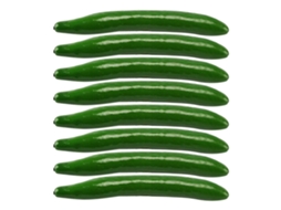 Lurelia Modelo Miniatura, Para Crianças - Simulação Decoração De Pepino Verde, Pedaços