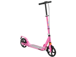 Patinete Infantil Com Guidão Ajustável, Dobrável, Para Crianças De 6 A 12 Anos, 94 X 36 X 88-103 Cm, Rosa.