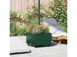 Vidaxl Base Para Chapéu De Sol Manual Verde 45 X 45 X 45 Cm Aço