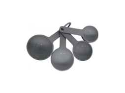 Set Chávenas Medidoras Cinzentas Da KITCHENAID Cores Cinzento