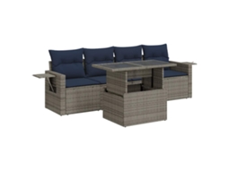 Garden Sofa Set, Garden Sofa Sets Vidaxl Cinzeto Rattan / Vime (n/a)