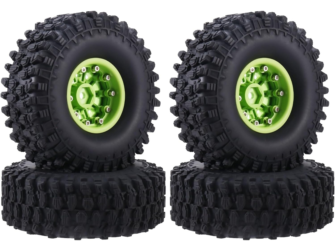 Rodas Beadlock 1.9 e Pneus de Borracha SFUSHOS
